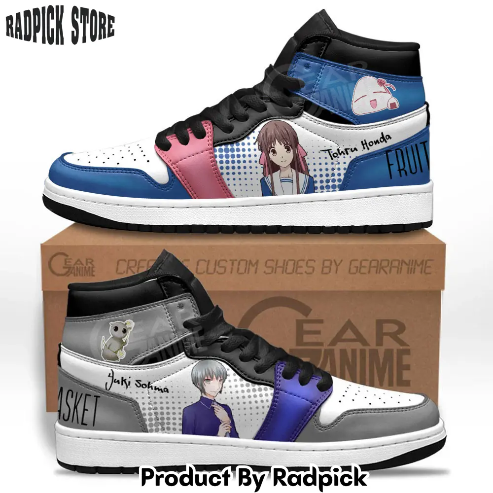 Yuki souma and tohru honda air jordan high top sneakers anime mv17  rp0400016
